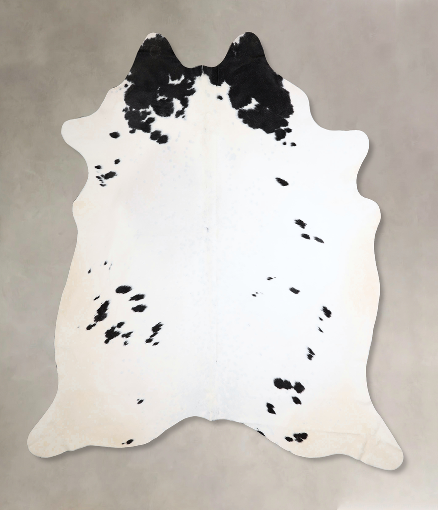 Black and White XX-Large Brazilian Cowhide Rug 8'9"H x 7'4"W #A43446 by Hudson Hides