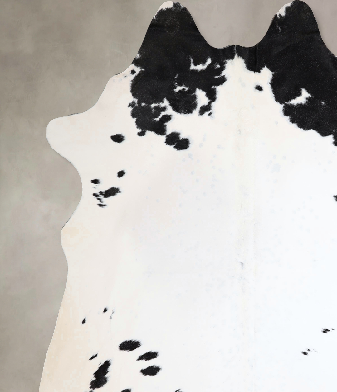 Black and White XX-Large Brazilian Cowhide Rug 8'9"H x 7'4"W #A43446 b