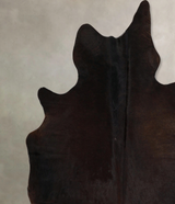 Chocolate X-Large Brazilian Cowhide Rug 7'0"H x 6'8"W #A43472 by Hudson Hides