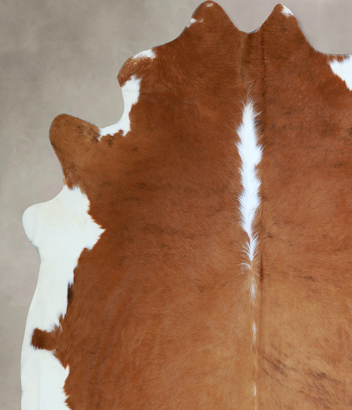 Hereford X-Large Brazilian Cowhide Rug 7'0"H x 6'9"W #A43487 by Hudson Hides
