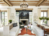 Hereford X-Large Brazilian Cowhide Rug 7'0"H x 6'9"W #A43487 by Hudson Hides