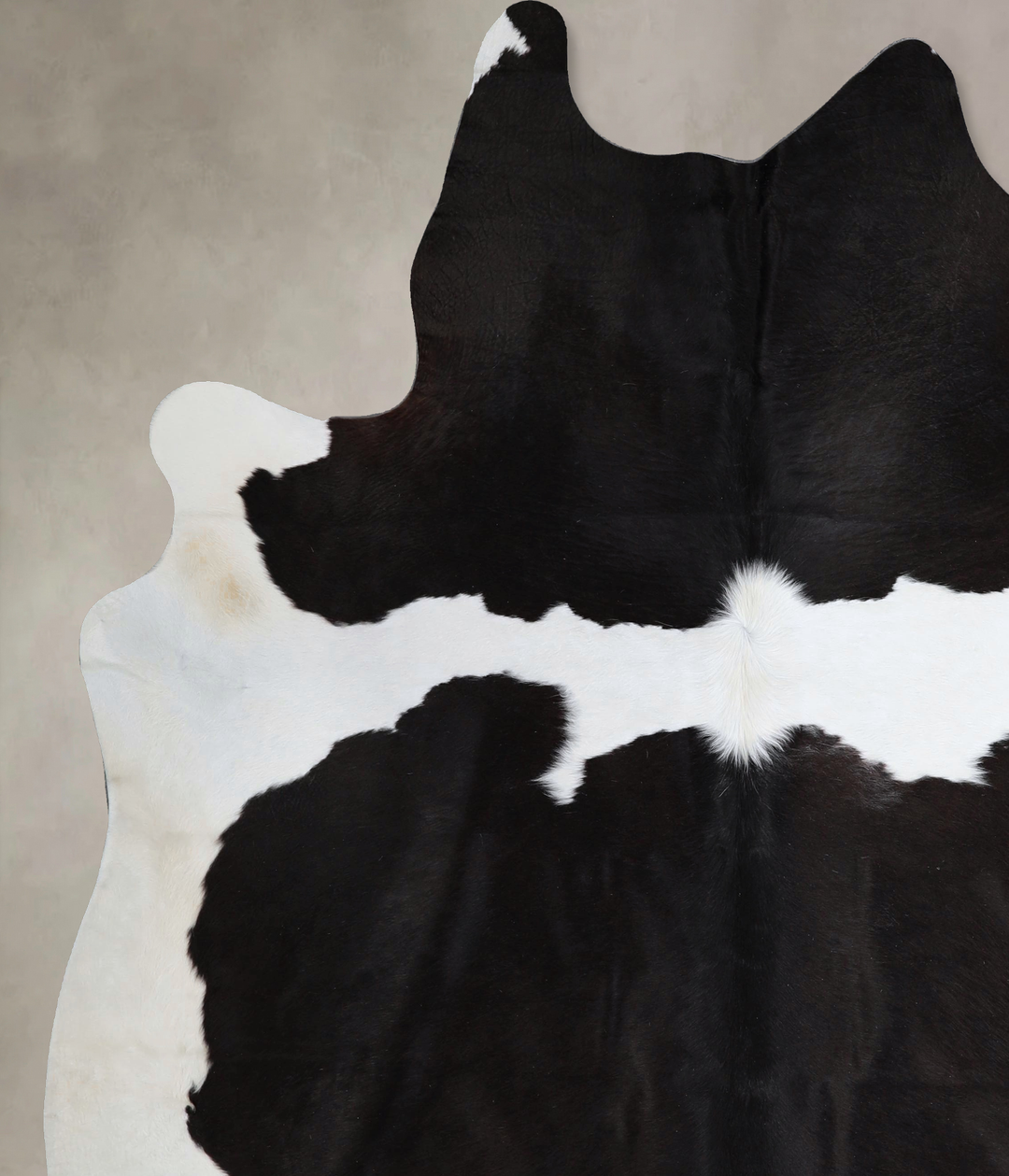 Black and White XX-Large Brazilian Cowhide Rug 8'3"H x 7'0"W #A43498 b
