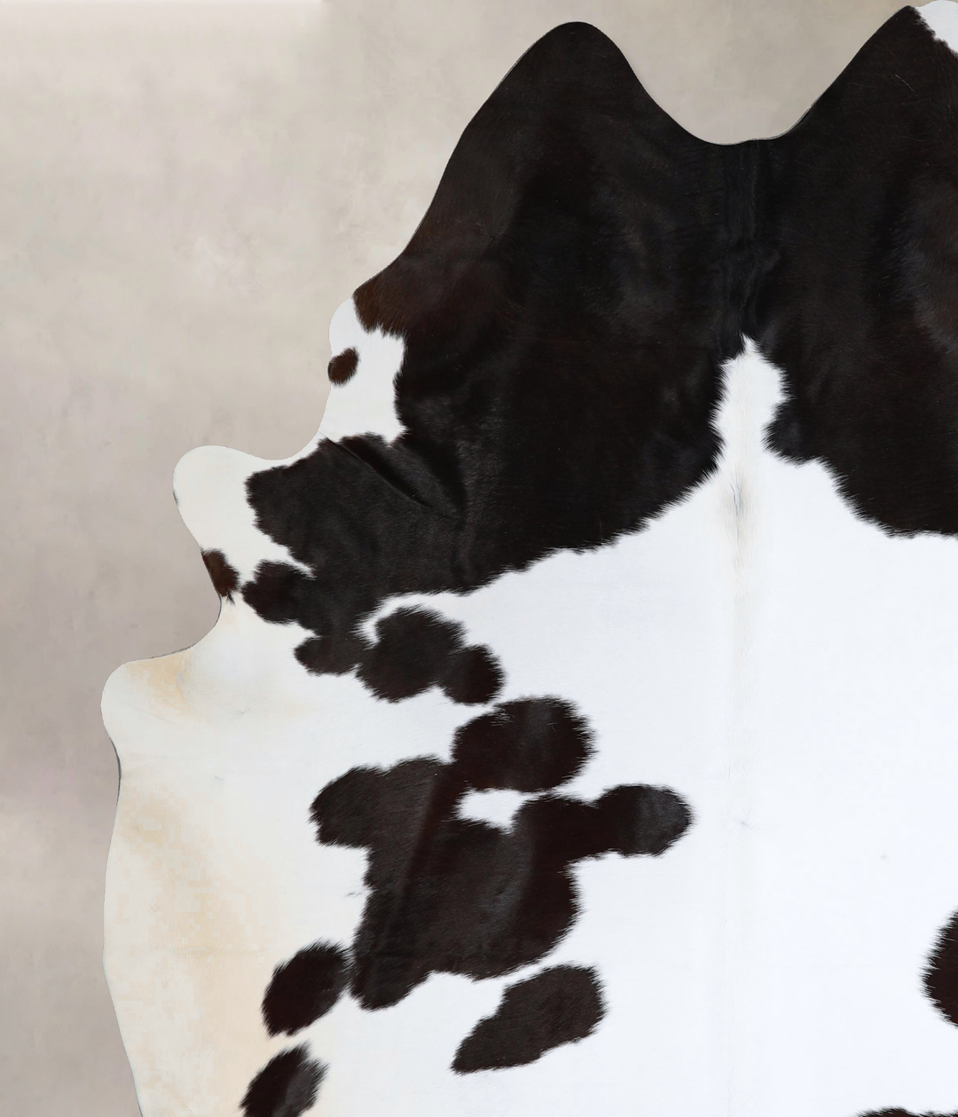 Black and White XX-Large Brazilian Cowhide Rug 8'9"H x 7'5"W #A43514 b