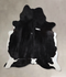 Black and White X-Large Brazilian Cowhide Rug 7'10