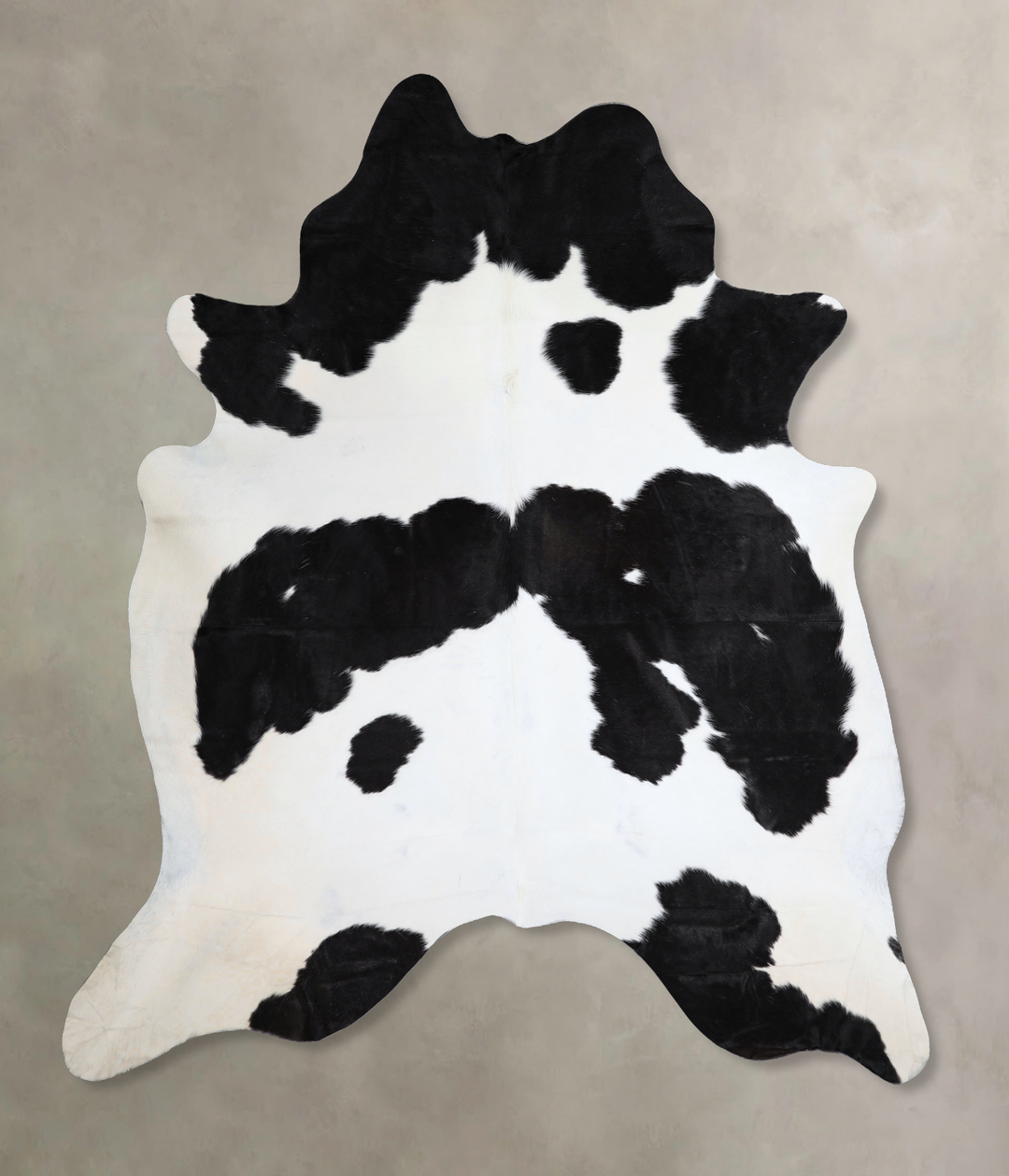 Black and White XX-Large Brazilian Cowhide Rug 8'2"H x 6'10"W #A43528 