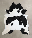 Black and White XX-Large Brazilian Cowhide Rug 8'2"H x 6'10"W #A43528 by Hudson Hides