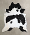 Black and White XX-Large Brazilian Cowhide Rug 8'2