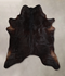 Chocolate XX-Large Brazilian Cowhide Rug 7'10