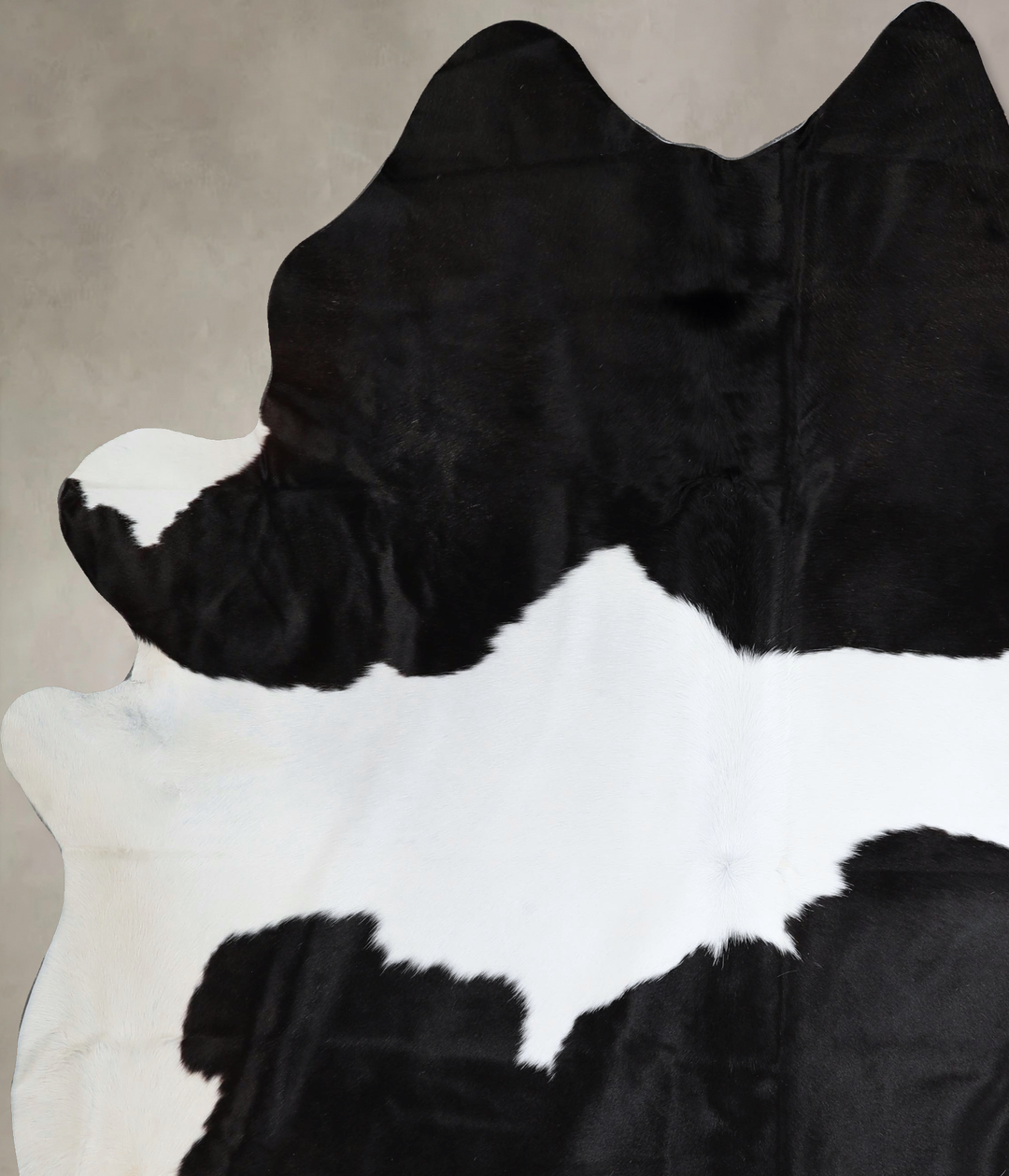 Black and White XX-Large Brazilian Cowhide Rug 8'4"H x 6'11"W #A43546 