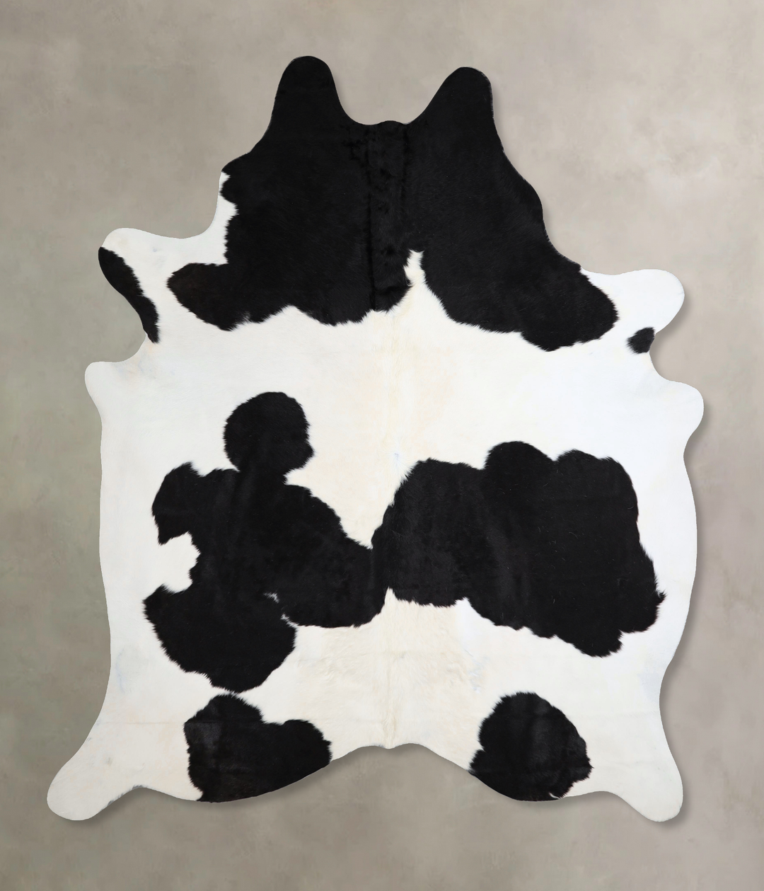 Black and White XX-Large Brazilian Cowhide Rug 7'11"H x 6'7"W #A43550 