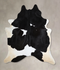 Black and White XX-Large Brazilian Cowhide Rug 8'7