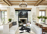Black and White XX-Large Brazilian Cowhide Rug 8'7"H x 6'11"W #A43552 by Hudson Hides