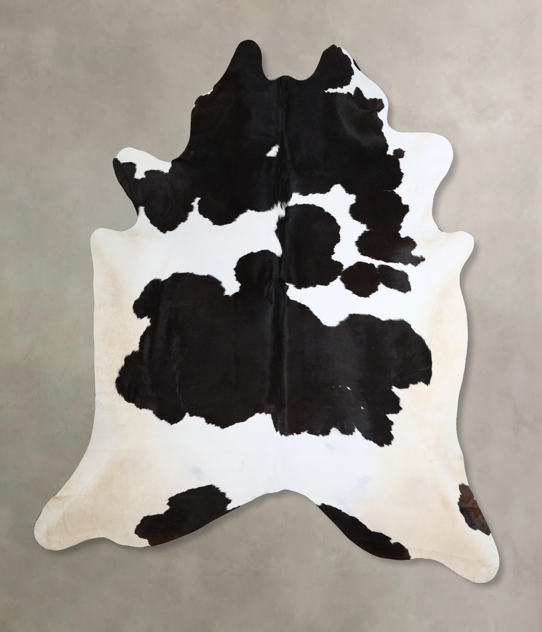 Black and White XX-Large Brazilian Cowhide Rug 8'0"H x 7'2"W #A43561 b