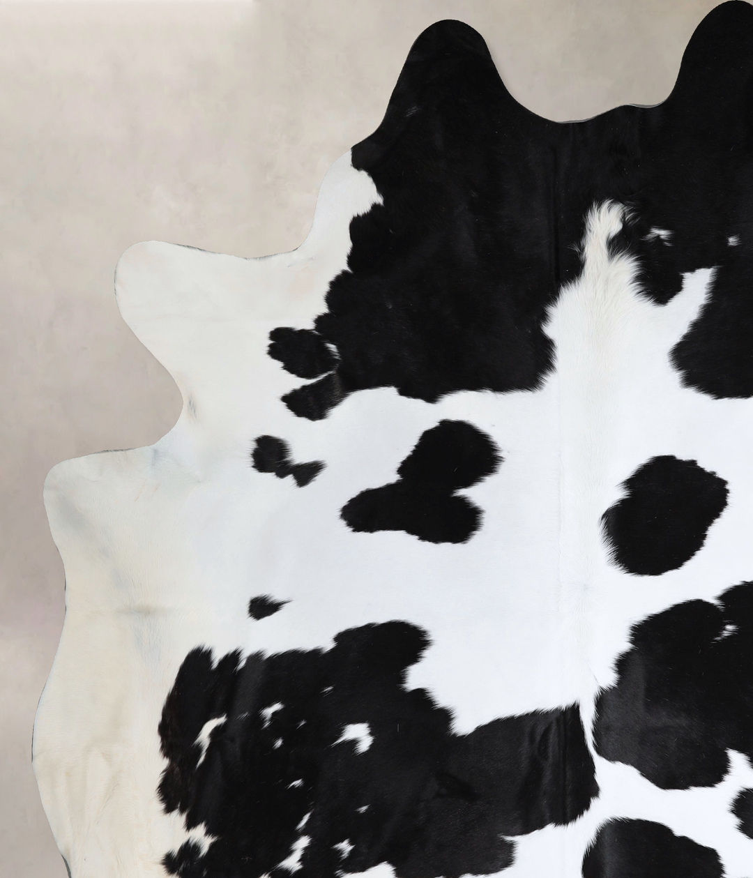 Black and White XX-Large Brazilian Cowhide Rug 9'3"H x 7'7"W #A43562 b