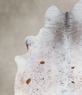 Salt and Pepper Brown X-Large Brazilian Cowhide Rug 7'0"H x 6'2"W #A43565 by Hudson Hides