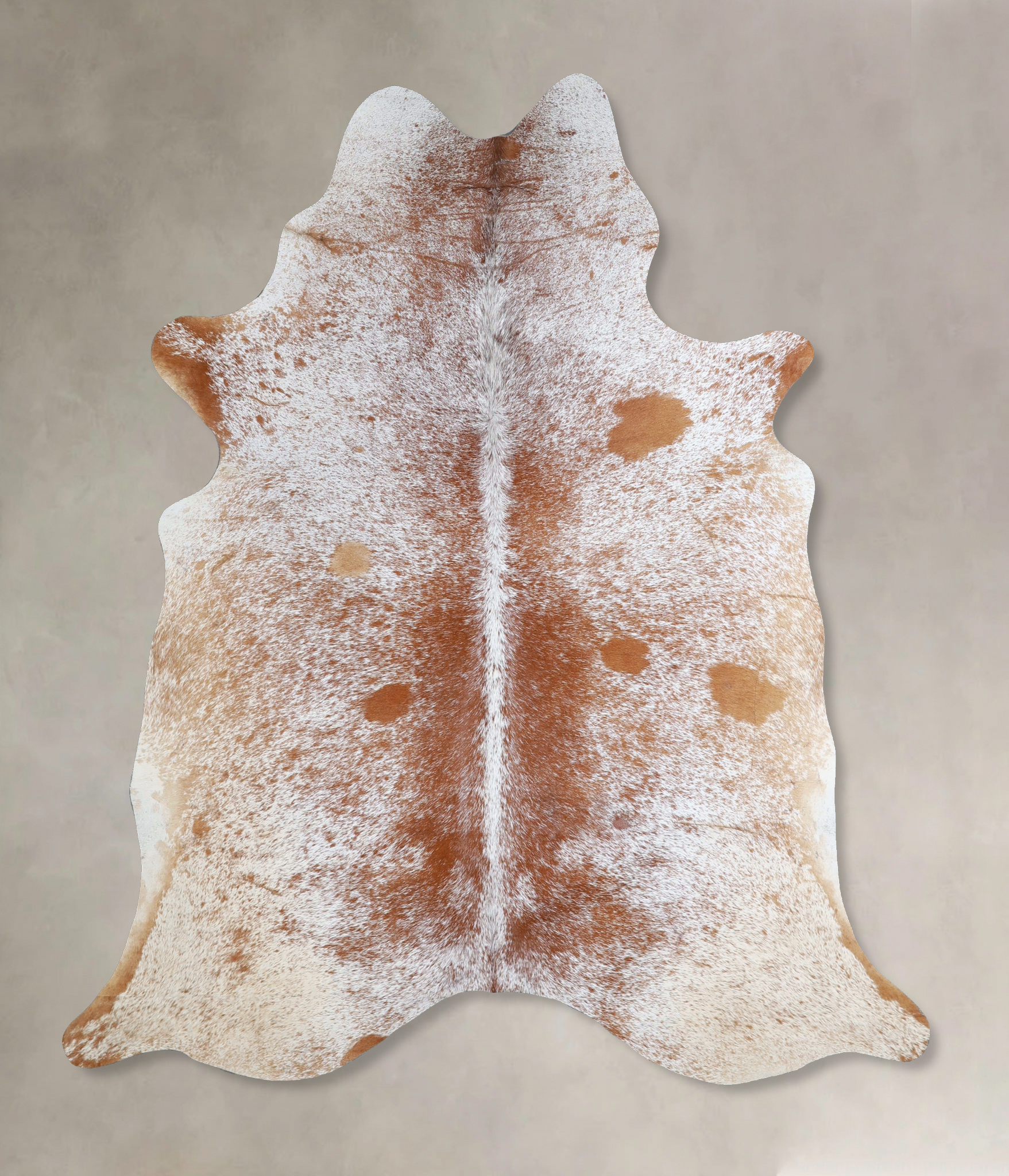 Salt and Pepper Brown Cowhide Rug #A43567