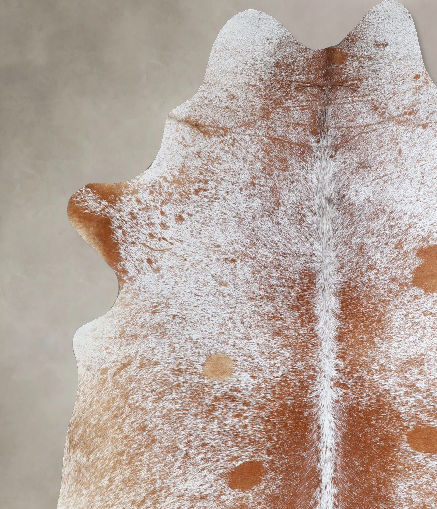 Salt and Pepper Brown Cowhide Rug #A43567
