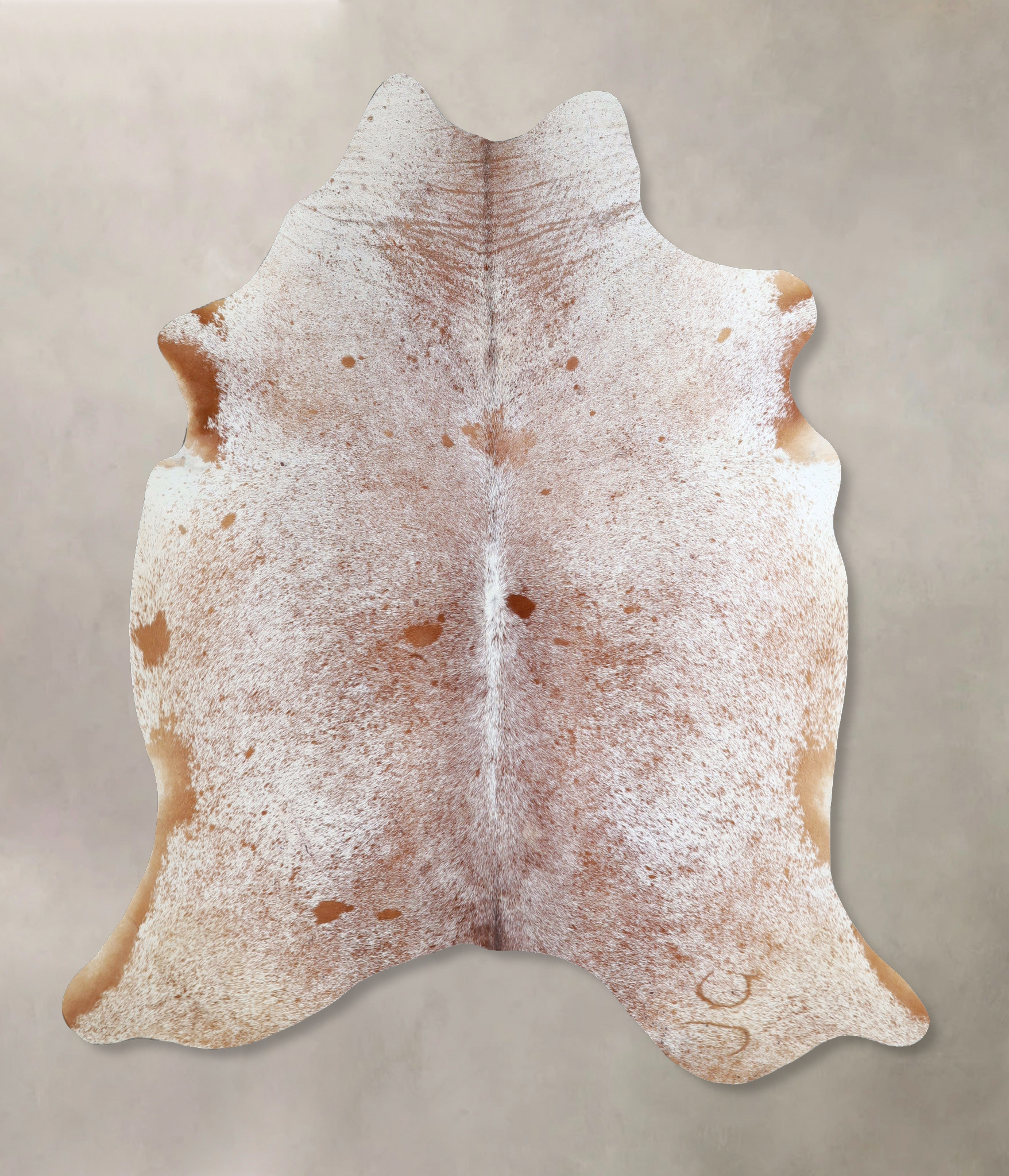 Salt and Pepper Brown Cowhide Rug #A43570
