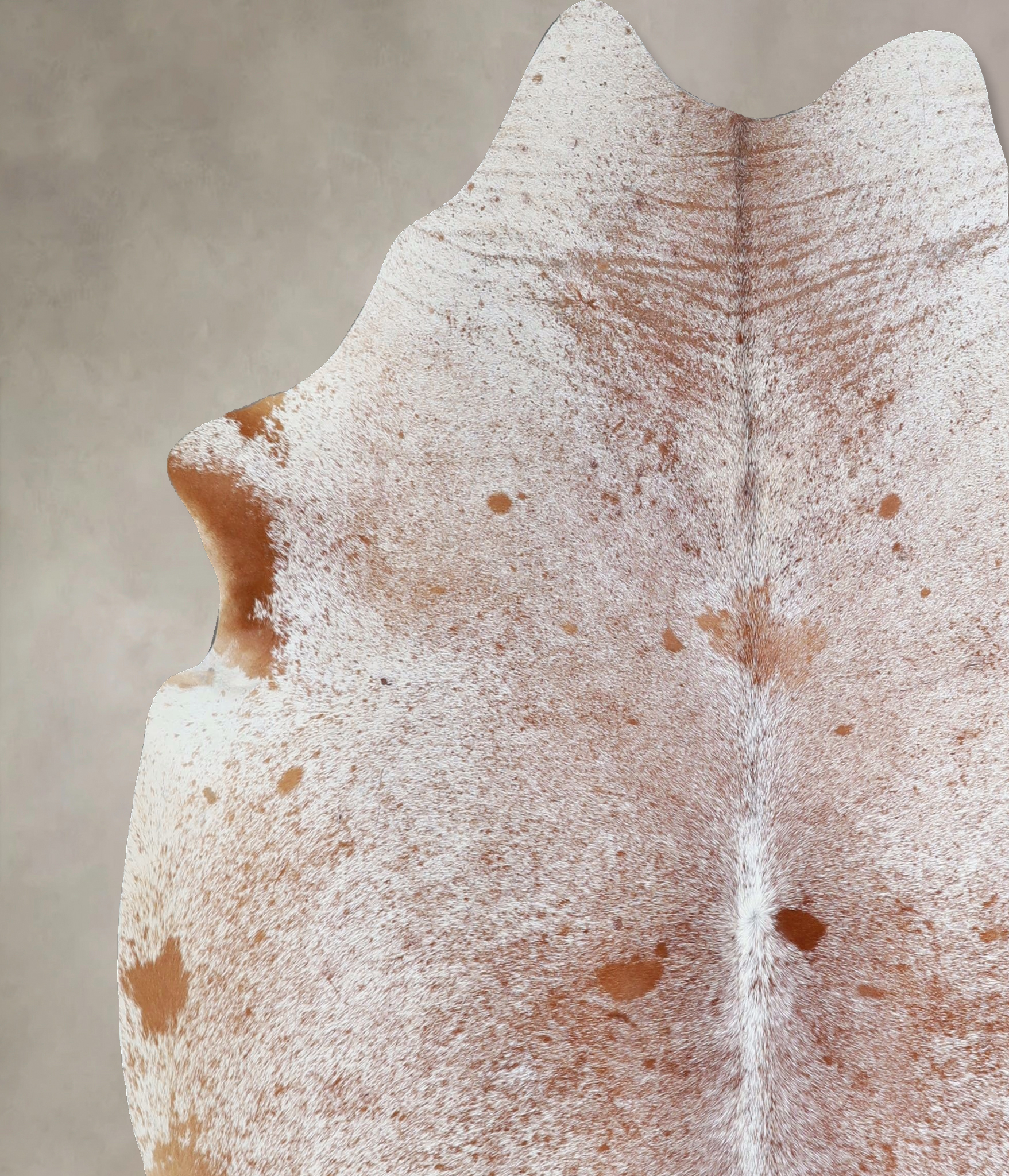 Salt and Pepper Brown Cowhide Rug #A43570