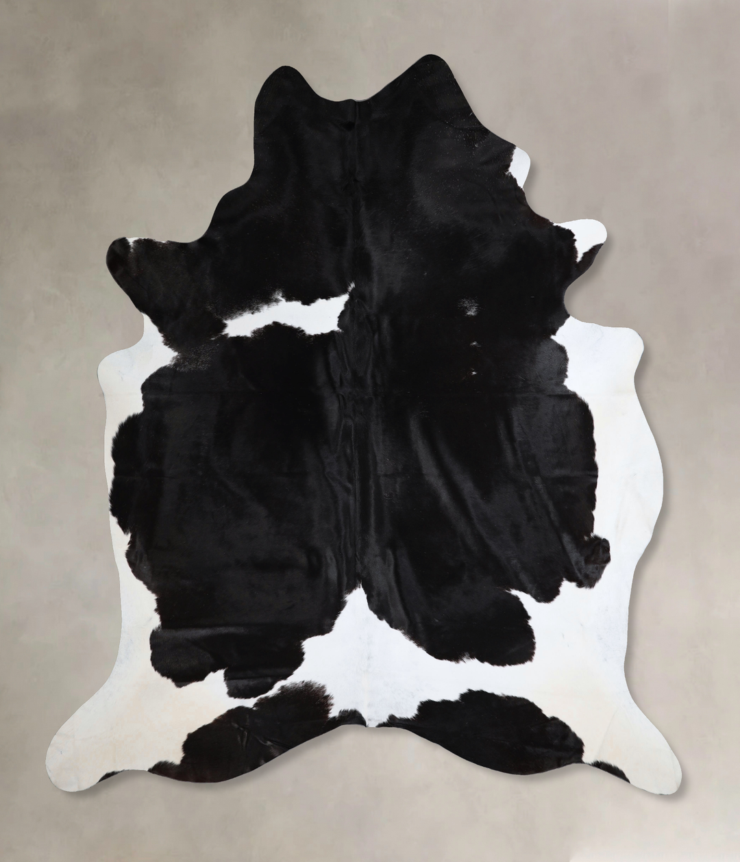 Black and White XX-Large Brazilian Cowhide Rug 8'8"H x 7'5"W #A43576 b