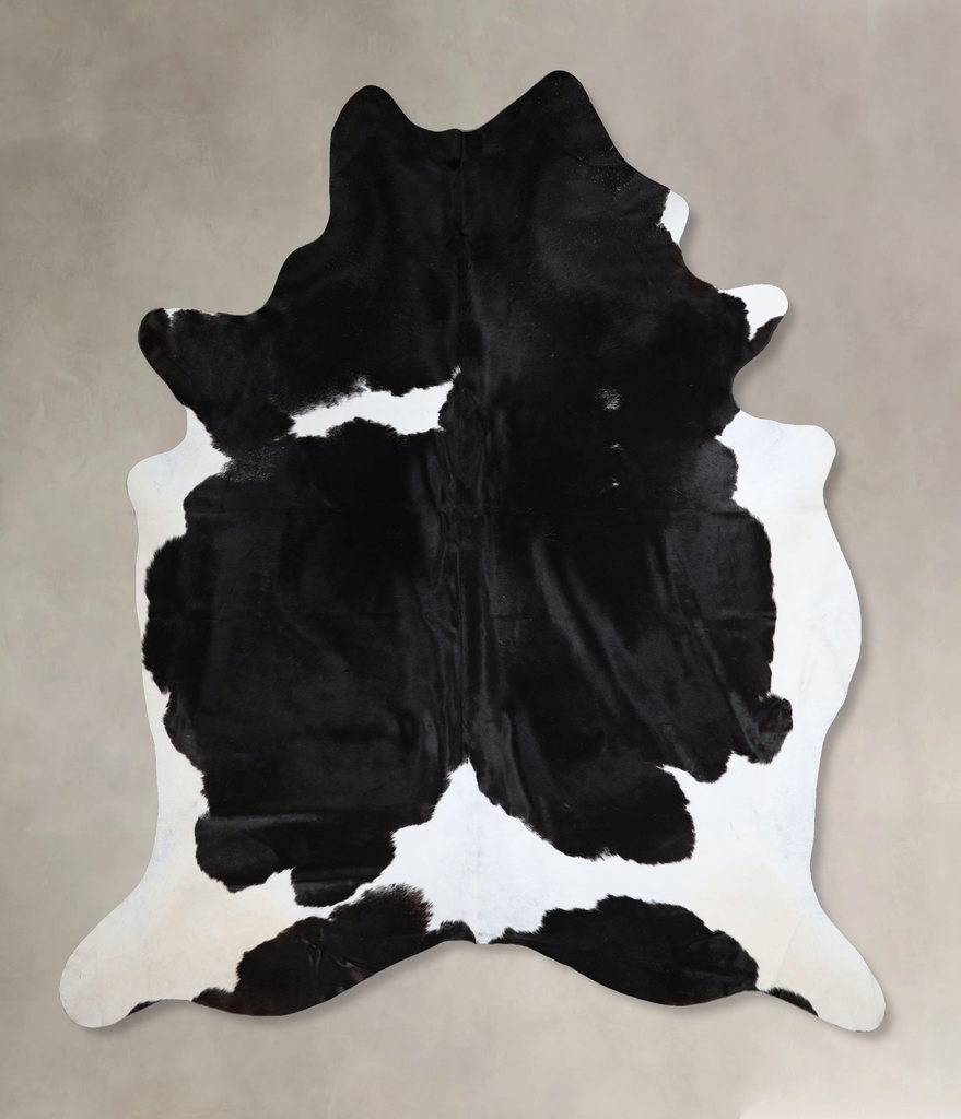 Black and White XX-Large Brazilian Cowhide Rug 8'8"H x 7'5"W #A43576 by Hudson Hides