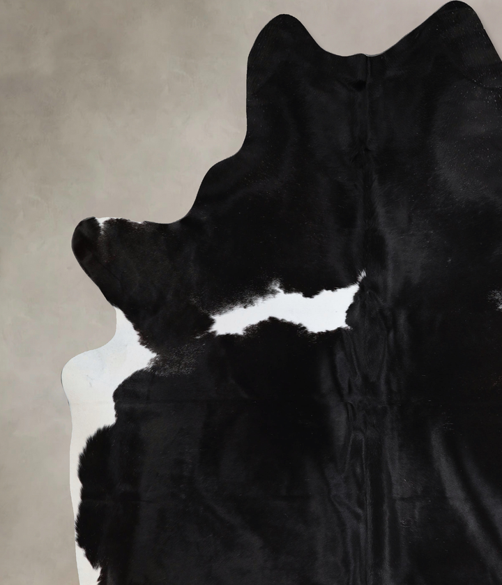 Black and White XX-Large Brazilian Cowhide Rug 8'8"H x 7'5"W #A43576 by Hudson Hides