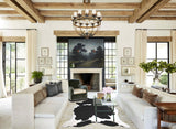 Black and White XX-Large Brazilian Cowhide Rug 8'8"H x 7'5"W #A43576 by Hudson Hides