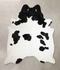 Black and White XX-Large Brazilian Cowhide Rug 7'11