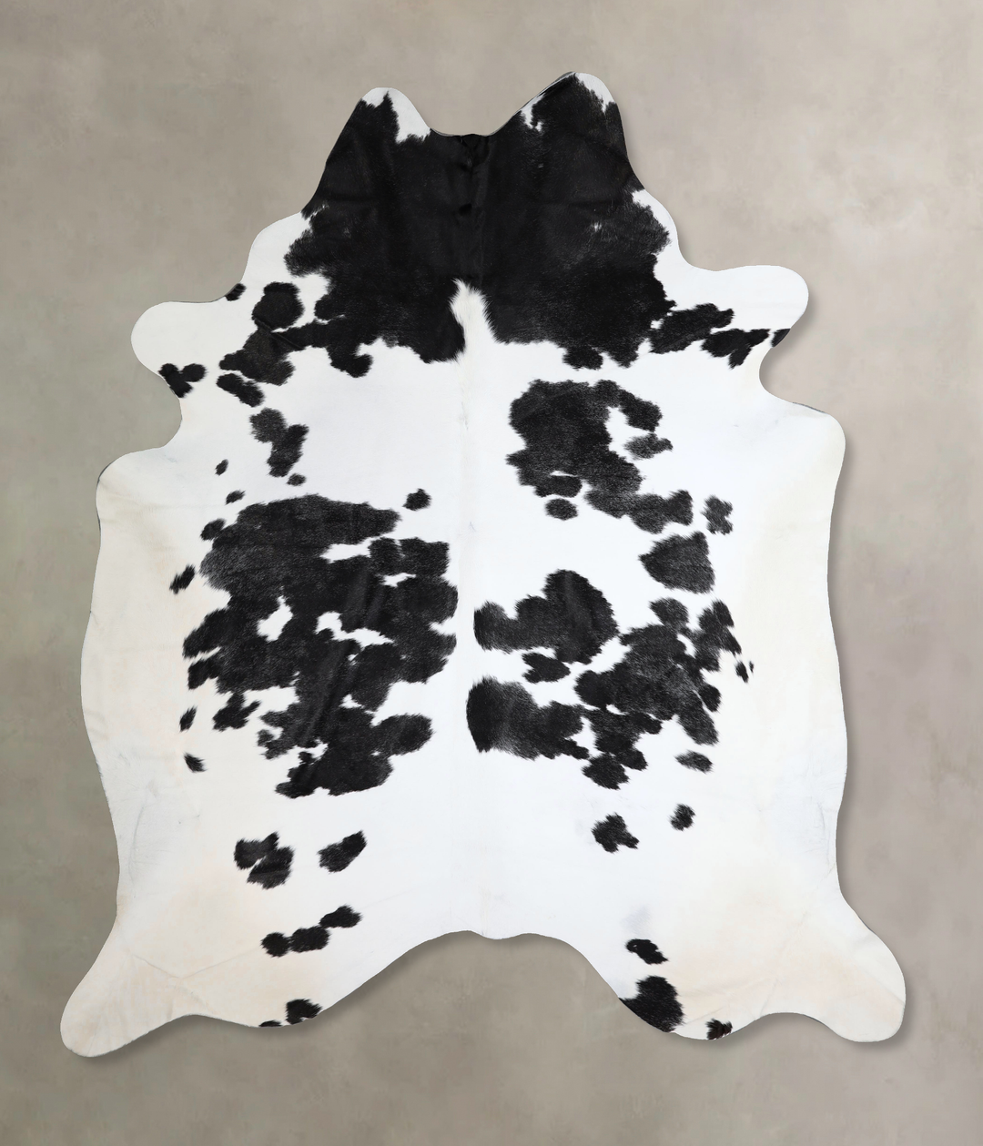 Black and White XX-Large Brazilian Cowhide Rug 8'9"H x 7'5"W #A43593 b