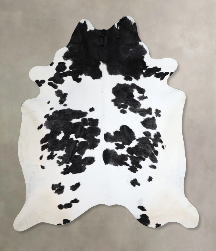 Black and White XX-Large Brazilian Cowhide Rug 8'9"H x 7'5"W #A43593 by Hudson Hides