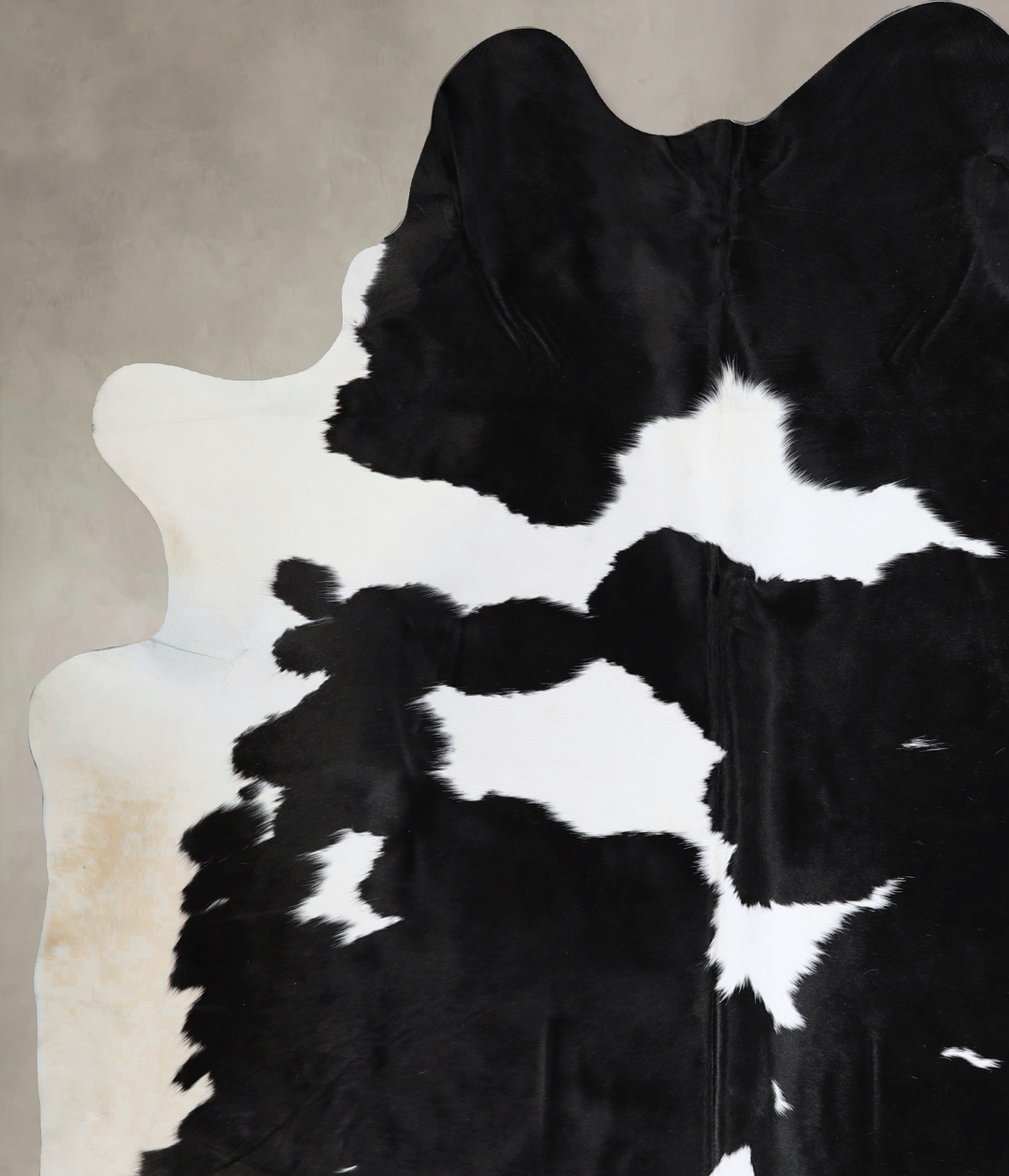 Black and White XX-Large Brazilian Cowhide Rug 8'2"H x 6'6"W #A43595 b