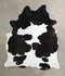 Black and White X-Large Brazilian Cowhide Rug 7'5