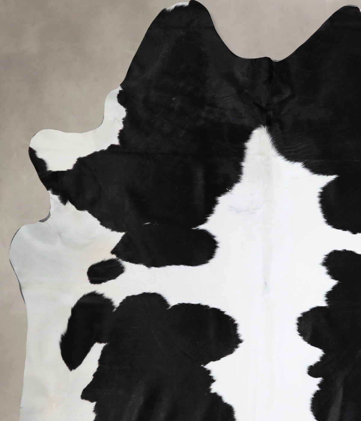 Black and White XX-Large Brazilian Cowhide Rug 7'9"H x 6'9"W #A43612 by Hudson Hides