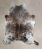 Salt and Pepper Brown Large Brazilian Cowhide Rug 6'8