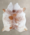 Salt and Pepper Brown Large Brazilian Cowhide Rug 6'0