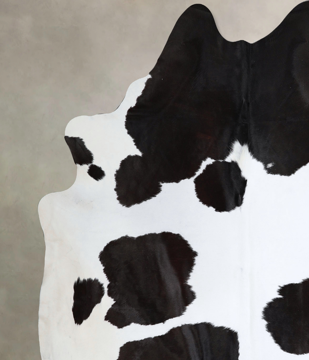 Black and White XX-Large Brazilian Cowhide Rug 8'4"H x 7'3"W #A43632 b