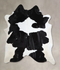Black and White XX-Large Brazilian Cowhide Rug 8'1