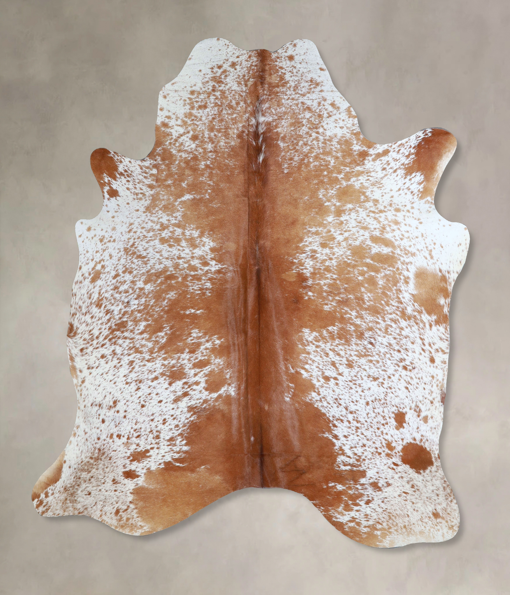 Salt and Pepper Brown Cowhide Rug #A43640