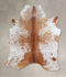 Salt and Pepper Brown X-Large Brazilian Cowhide Rug 6'11