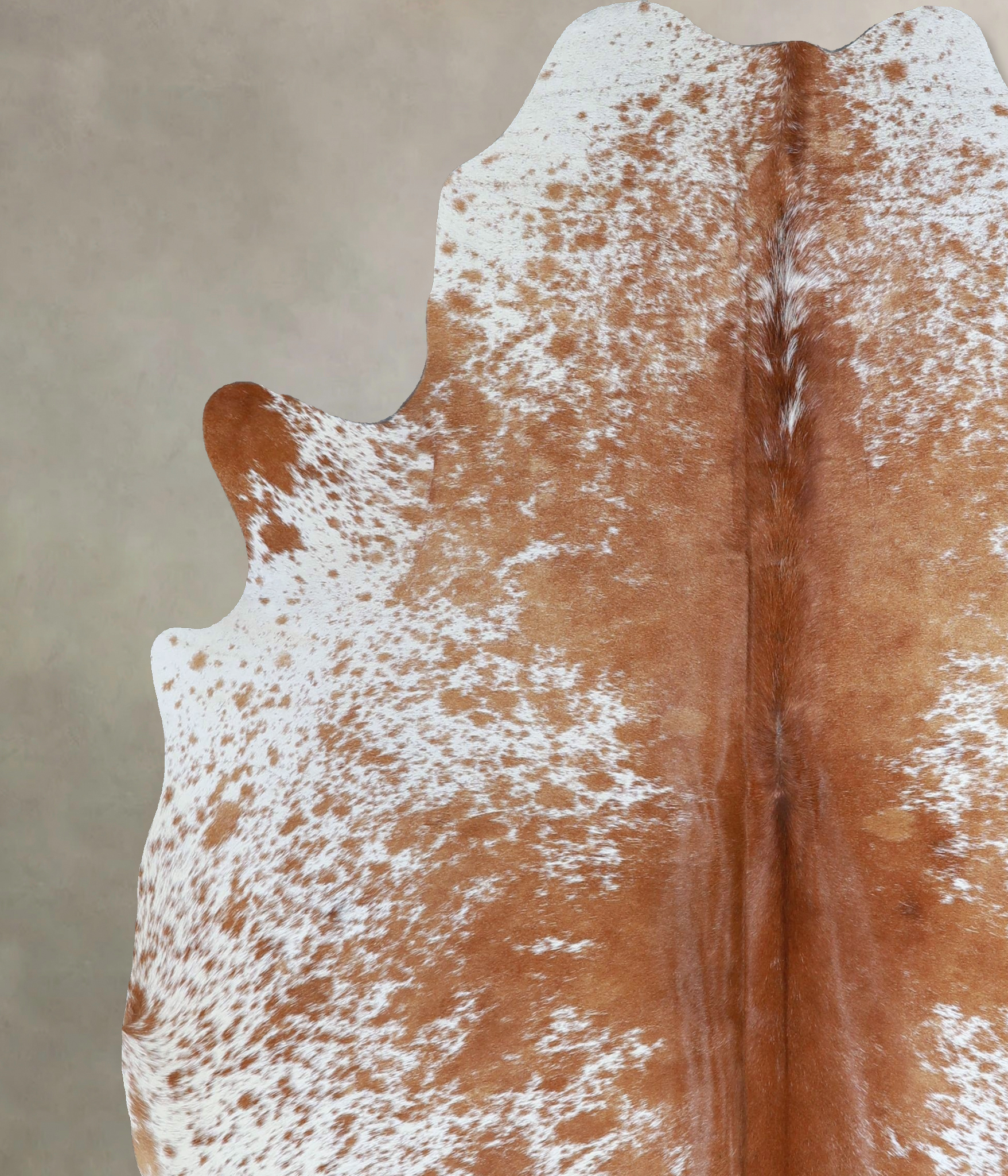 Salt and Pepper Brown Cowhide Rug #A43640