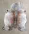 Salt and Pepper Brown Large Brazilian Cowhide Rug 6'6