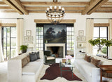 Solid Brown X-Large Brazilian Cowhide Rug 7'5"H x 6'7"W #A43665 by Hudson Hides