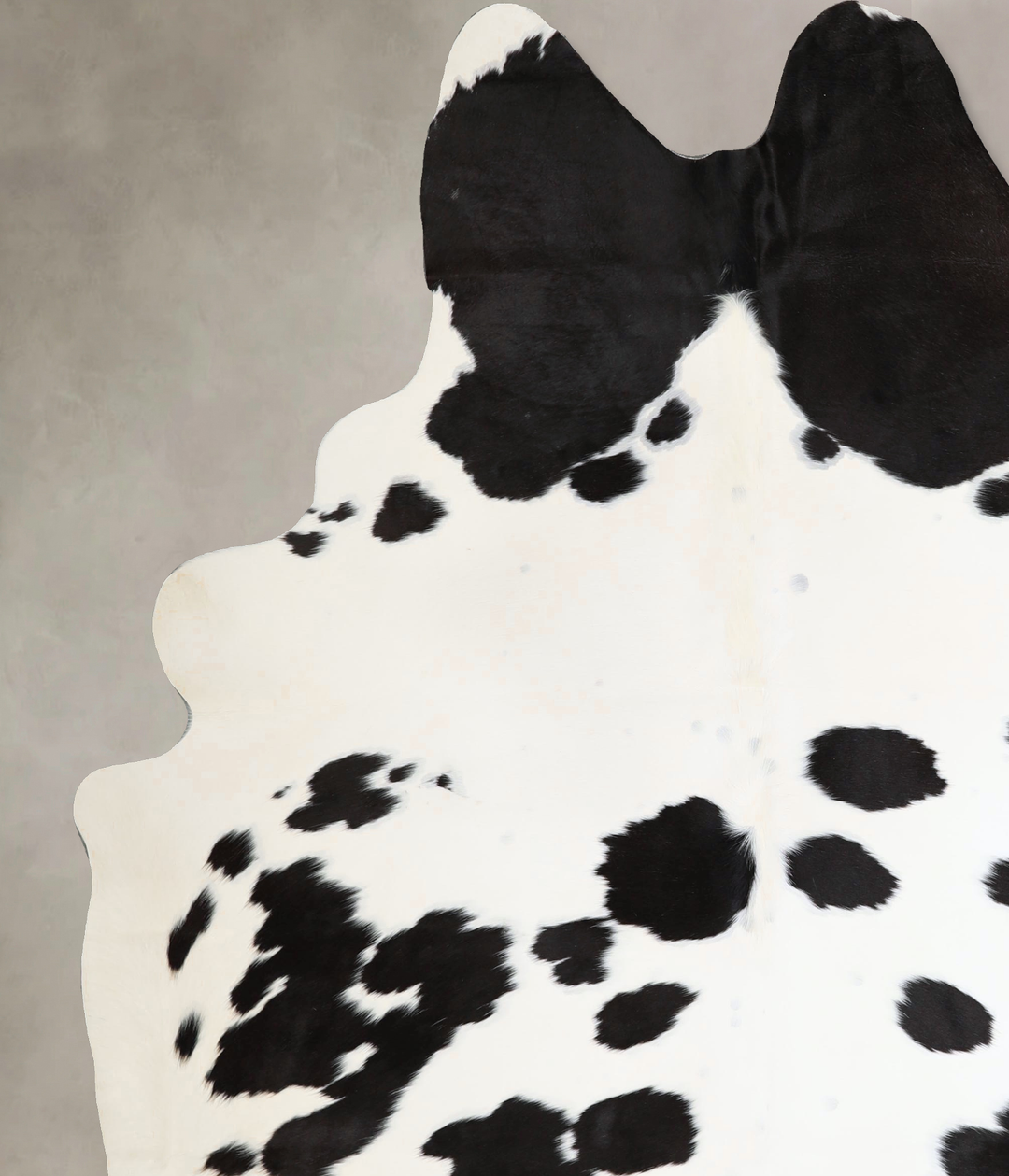 Black and White XX-Large Brazilian Cowhide Rug 8'1"H x 6'3"W #A43673 b