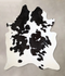 Black and White XX-Large Brazilian Cowhide Rug 8'0