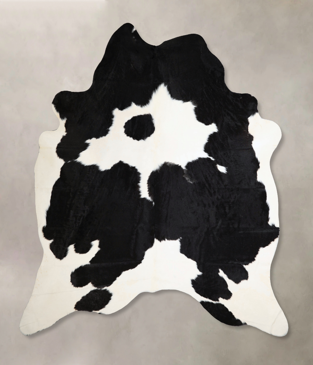 Black and White XX-Large Brazilian Cowhide Rug 7'11"H x 7'0"W #A43677 