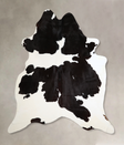 Black and White XX-Large Brazilian Cowhide Rug 8'0"H x 7'2"W #A43678 by Hudson Hides