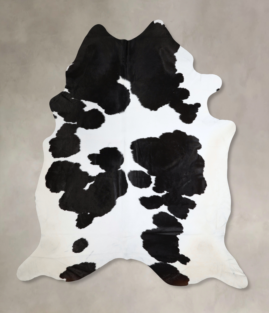 Black and White XX-Large Brazilian Cowhide Rug 8'8"H x 7'7"W #A43682 b