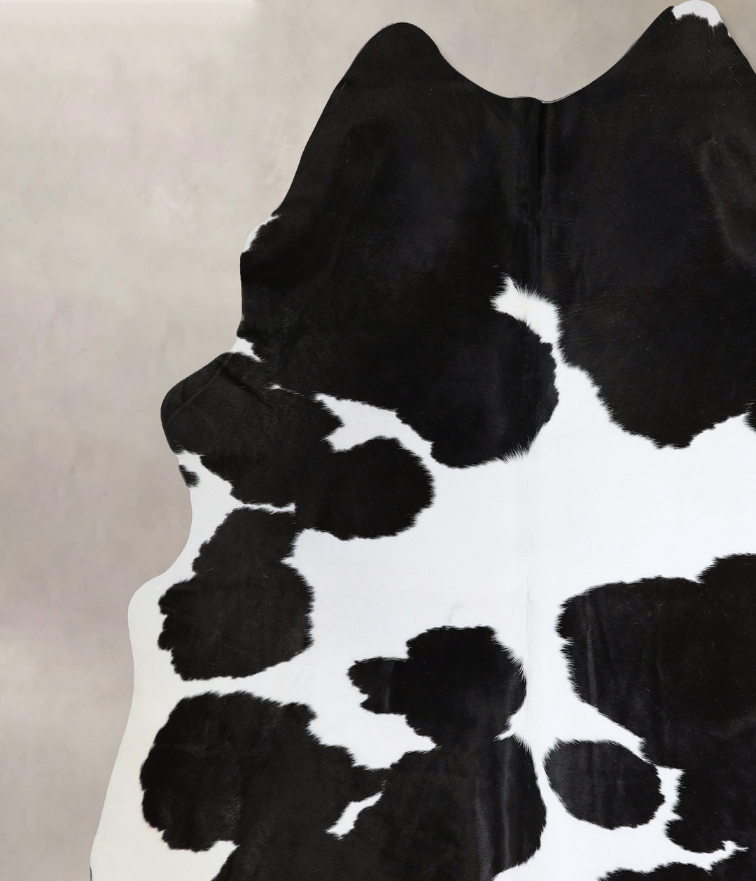 Black and White XX-Large Brazilian Cowhide Rug 8'8"H x 7'7"W #A43682 b