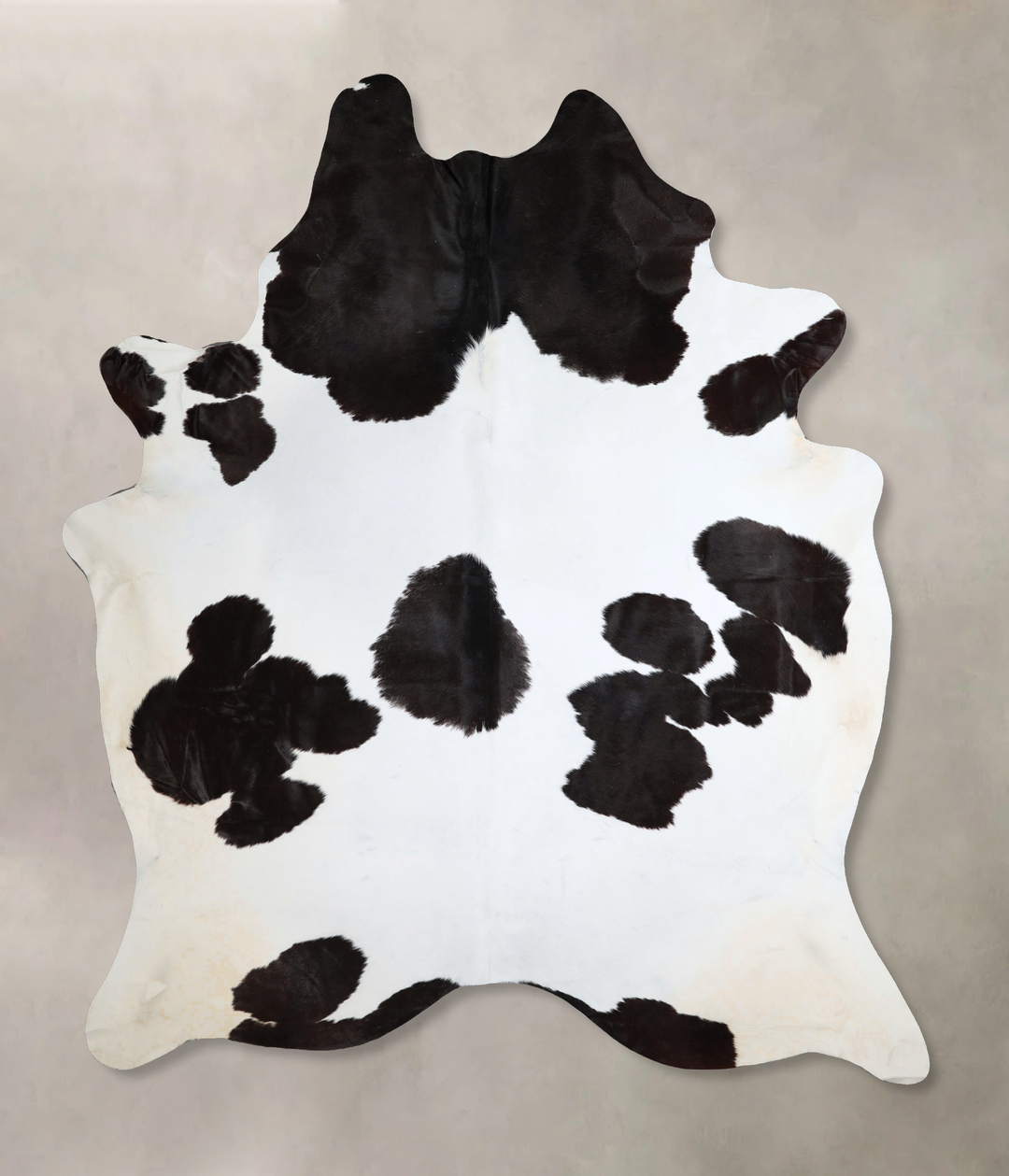 Black and White XX-Large Brazilian Cowhide Rug 8'9"H x 6'9"W #A43689 b