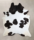 Black and White XX-Large Brazilian Cowhide Rug 8'9"H x 6'9"W #A43689 by Hudson Hides